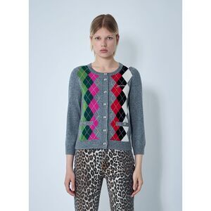 Ganni Women Cashmere-Blend Cardigan